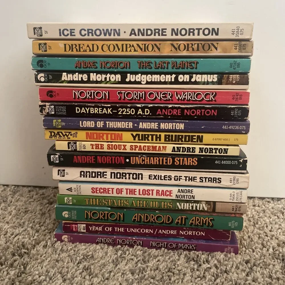 Lot Of 16 Andre Norton Novels Sci Fi Fantasy Paperback Books